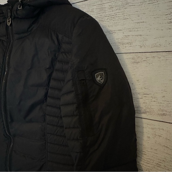 Kuhl Spyfire Puffer Parka Jacket in Black - Picture 4 of 9